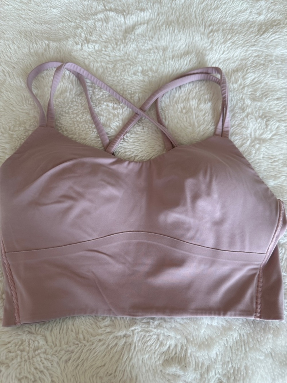 Lululemon Seamless Bralette in Dusty Rose